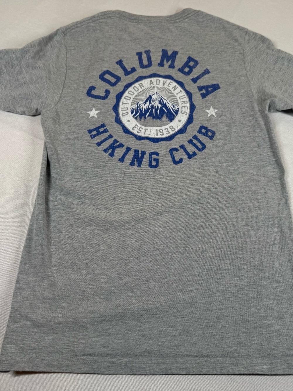 Columbia Men's Hiking Club Shirt Size Small - Gray
